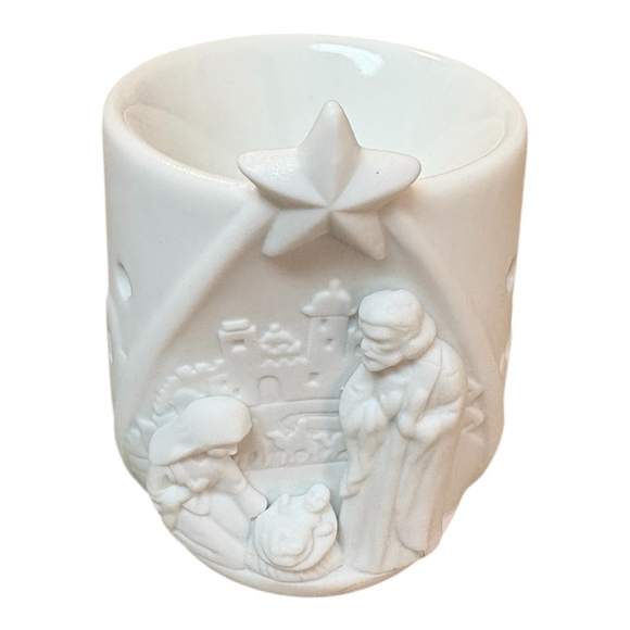 Scentsy “Rejoice” White Nativity Scene Plug-In Wax Warmer NWT - Picture 4 of 8